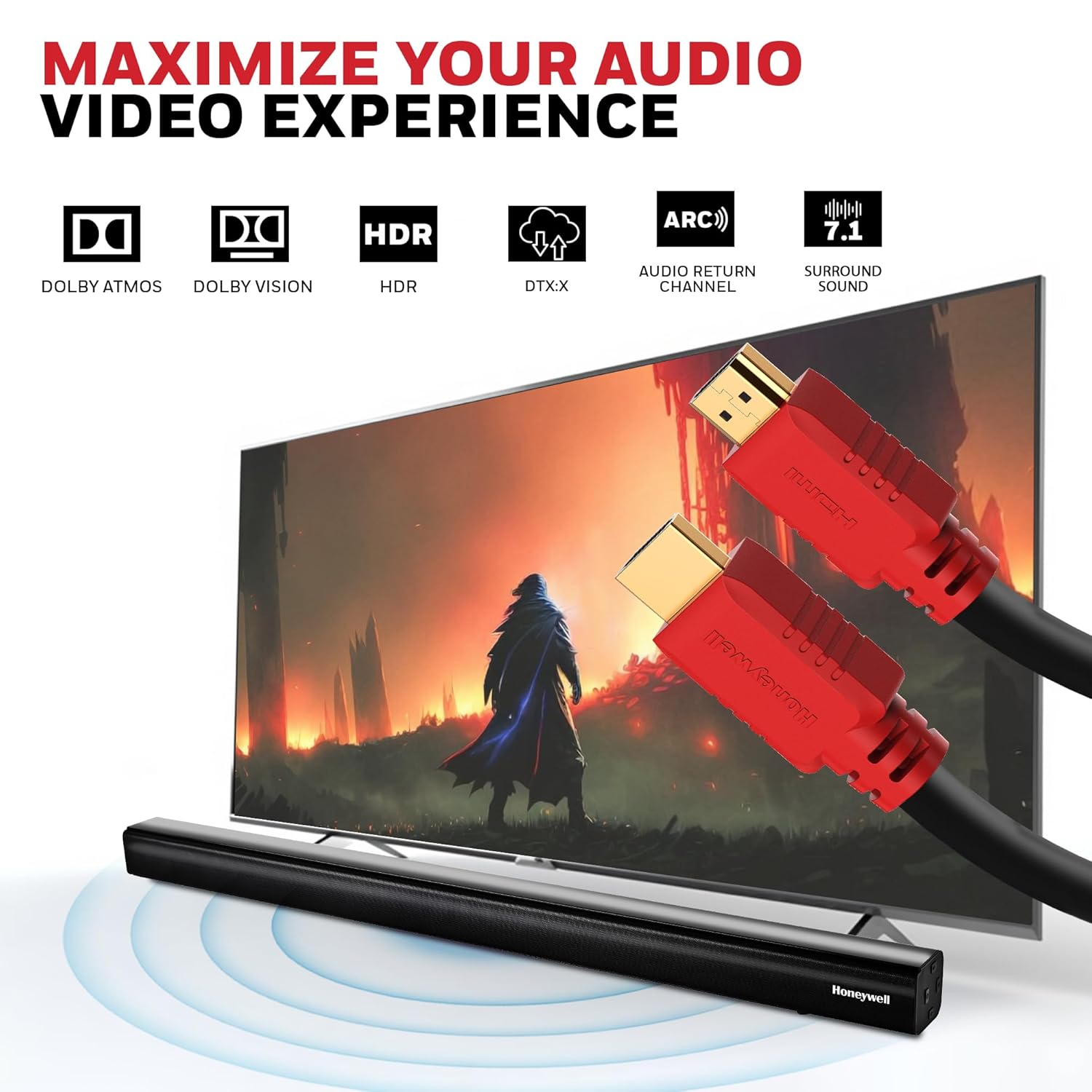 Honeywell HDMI cable with Ethernet